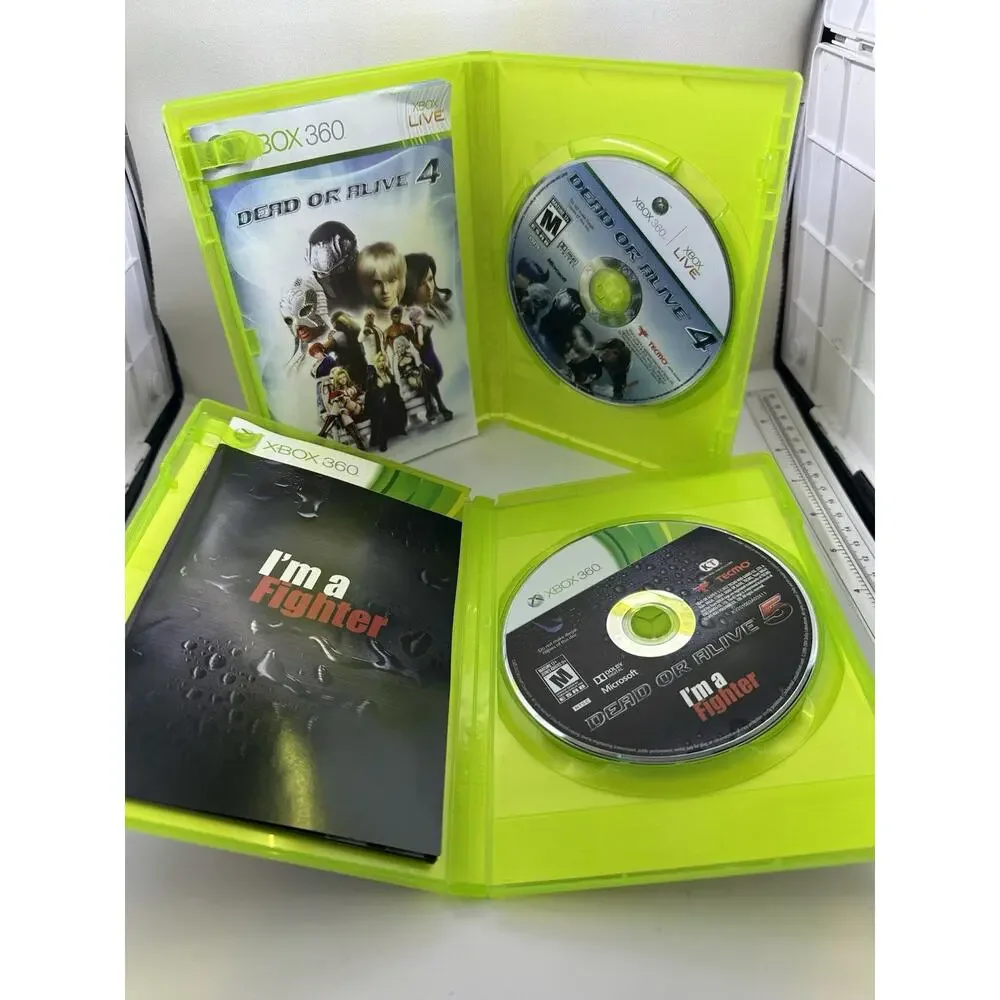 Dead or Alive Game Bundle Set 4 & 5 Microsoft Xbox 360 CIB Vintage Retro Gaming